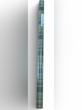 4 Sealed Tartan Plaid Wrapping Paper Hearth & Hand W/ Magnolia Masculine Green